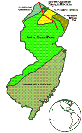 New Jersey ecoregions