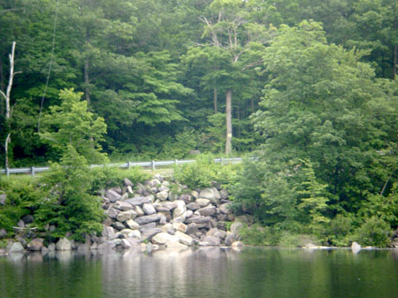 summer day along clinton road in west milford, nj