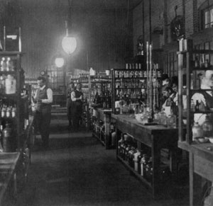 The Chemistry Laboratory at
                                    Edison's Invention Factory in West
                                    Orange, New Jersey around 1910