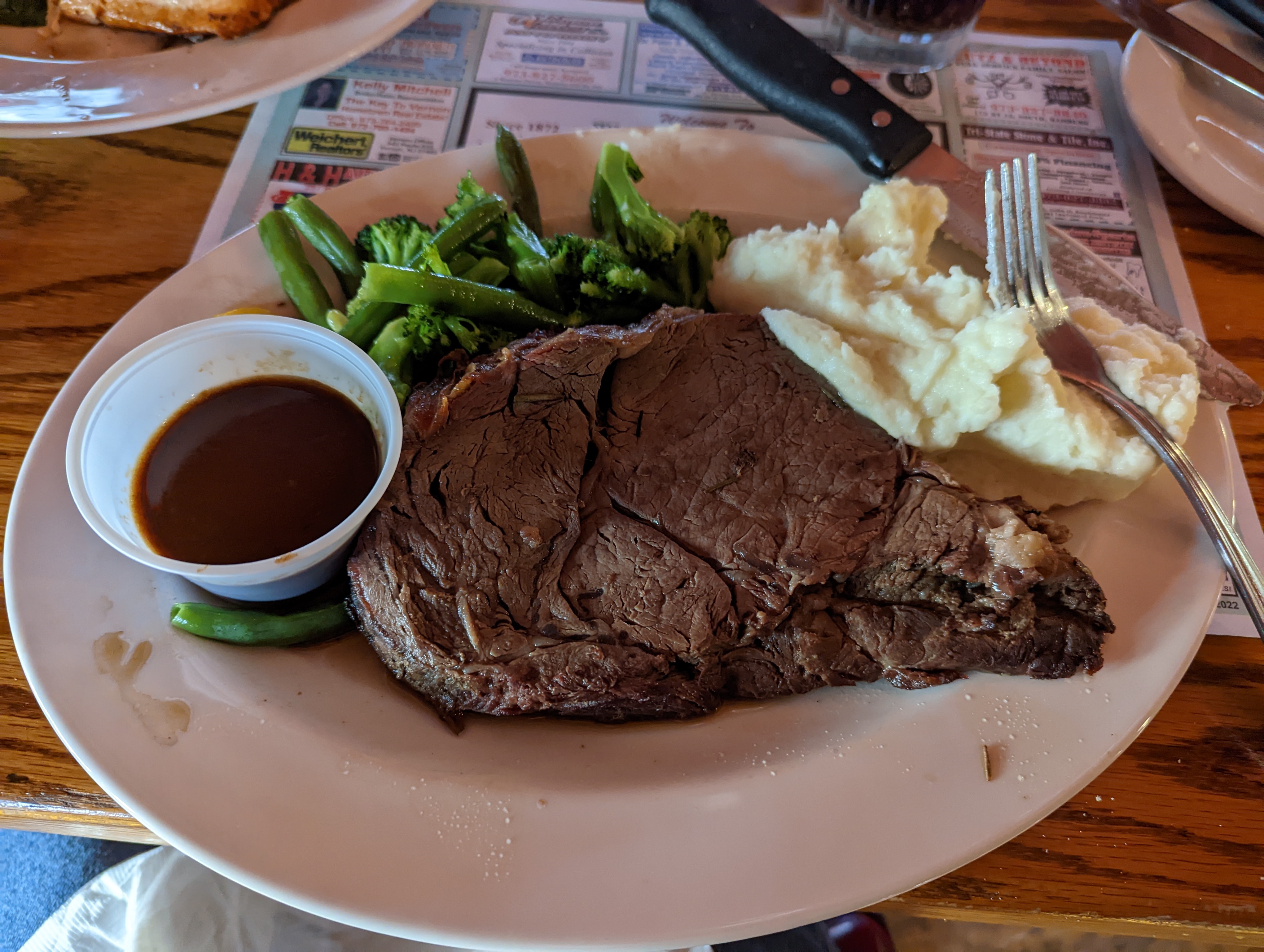 George Inn prime rib