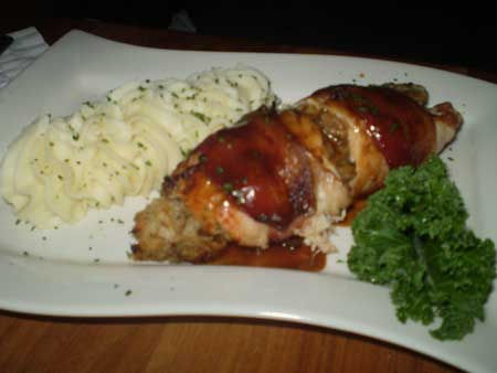 Chicken with Applewood Bacon at Arthurs St. Moritz in Sparta,NJ