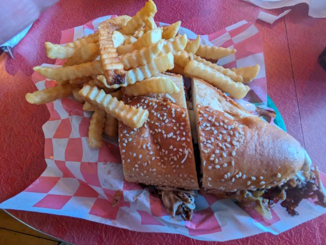 Vreeland Store
Cheesesteak sandwich