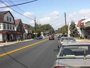 Cedar Grove business district on Route 23 in New Jersey