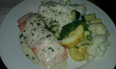 filet of salmon dijonaise